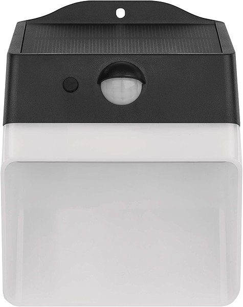 Garden lighting EMOS LUNIS solar LED, with motion sensor, 220 lm, black, neutral white .