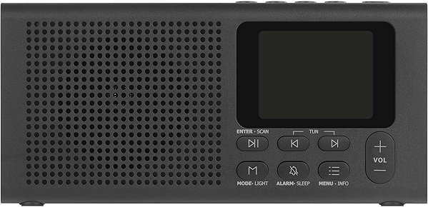 Radio EMOS tragbar mit Bluetooth, DAB / DAB+ / FM, schwarz ...