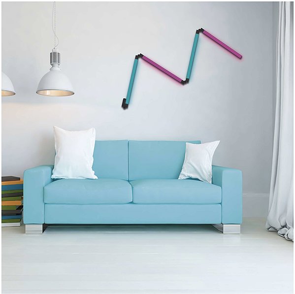 Stehlampe EMOS GoSmart LED Stehlampe, schwarz, 175 cm, warmweiß / RGBIC, Wi-Fi ...