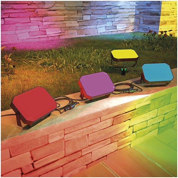 LED Reflector EMOS GoSmart outdoor, extension kit, 1 part, 4 W, RGBIC dimmable, Wi-Fi ...