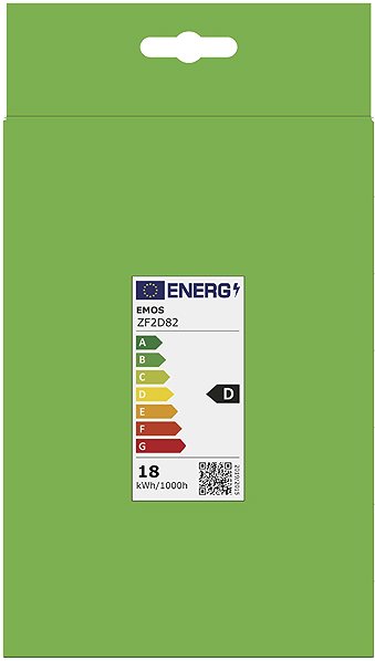 LED bulb EMOS Filament G125, E27, 18 W (150 W), 2452 lm, warm white .