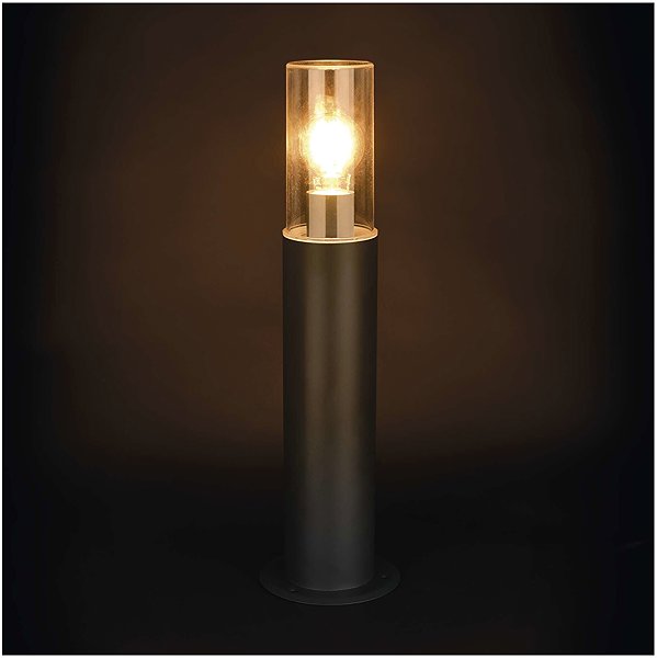 Garden lighting EMOS ZALA column, 14 x 14 x 50 cm, 1 x E27, 15 W .