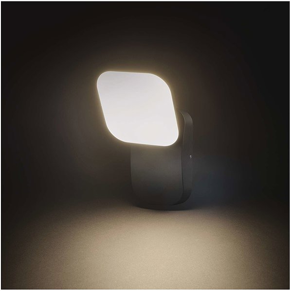 Kerti világítás EMOS NIKA LED fali lámpa, 12 × 12 × 20 cm, 12,5 W, melegfehér szín ...