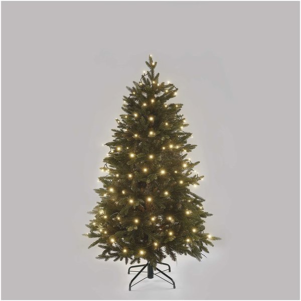 Lichterkette EMOS LED-Weihnachtskette, 12 m, innen und außen, warmweiß, Programme, Timer ...