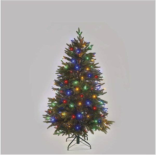 Lichterkette EMOS LED-Weihnachtskette, 18 m, für innen und außen, multicolor, Programme, Timer ...