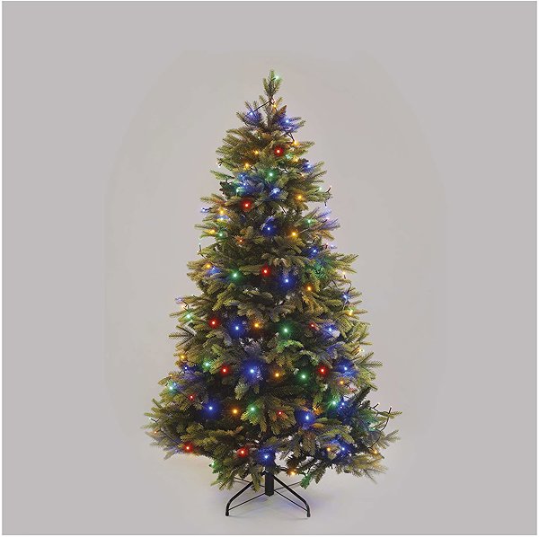 Lichterkette EMOS LED-Weihnachtskette, 24 m, innen und außen, multicolor, Programme, Timer ...