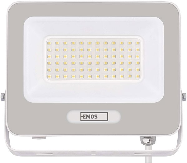 LED Reflector EMOS GLARO 50 W, white, IP65, 5000 lm, neutral white ...