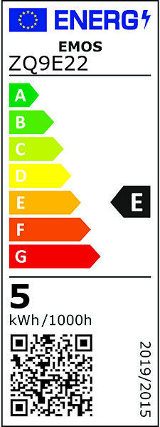 LED izzó EMOS LED izzó, Classic JC, G9, 4,2 W (40 W), 470 lm, meleg fehér Energia címke