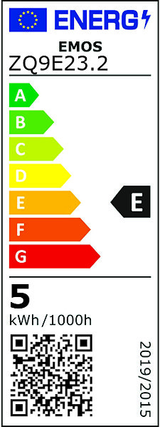 LED izzó EMOS LED izzó, Classic JC, G9, 4,2 W (40 W), 470 lm, semleges fehér, 2 db Energia címke