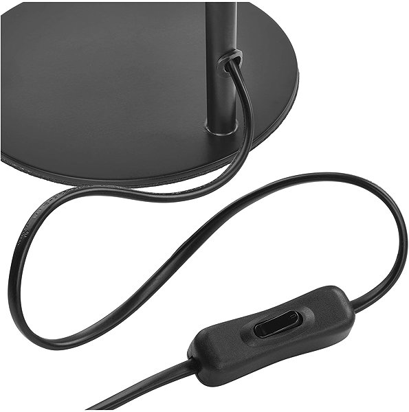 Tischlampe EMOS NINA für E27 Glühbirne, schwarz ...