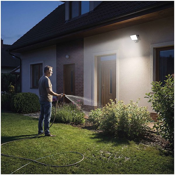 LED Reflector EMOS TAMBO EVO with motion sensor, 30W, 3000lm, IP65, Black ...