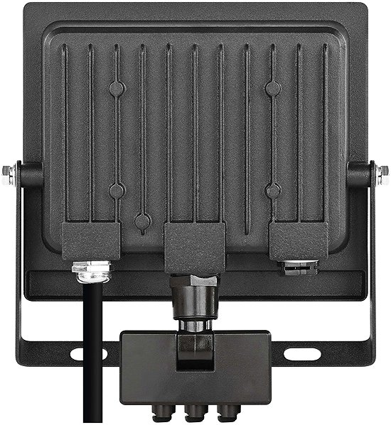 LED Reflector EMOS TAMBO EVO with motion sensor, 30W, 3000lm, IP65, Black ...