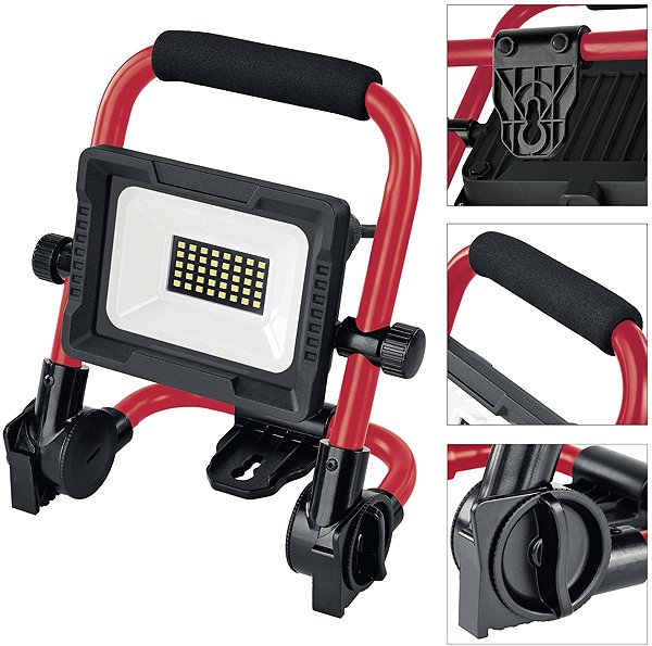 LED Reflector EMOS ELION 20W, Red/Black, IP65, 3,000 lm, Neutral White ...