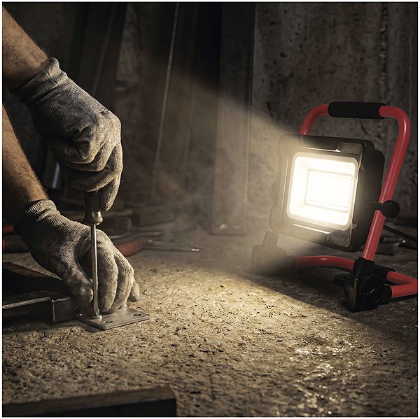 LED Reflector EMOS ELION 30 W, Red/Black, IP65, 4,800 lm, Neutral White ...