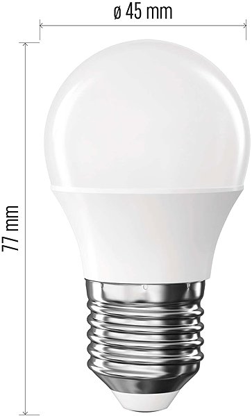 LED izzó EMOS CLS Mini Globe LED izzó, E27, 2,2W, 25W, 250lm, semleges fehér ...