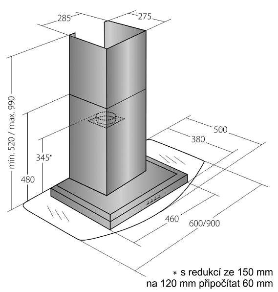 Extractor Hood CATA EMPIRE VIP KD 510060 ...