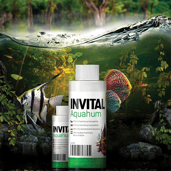 INVITAL Aquahum 100 ml akvárium vízkezelő.