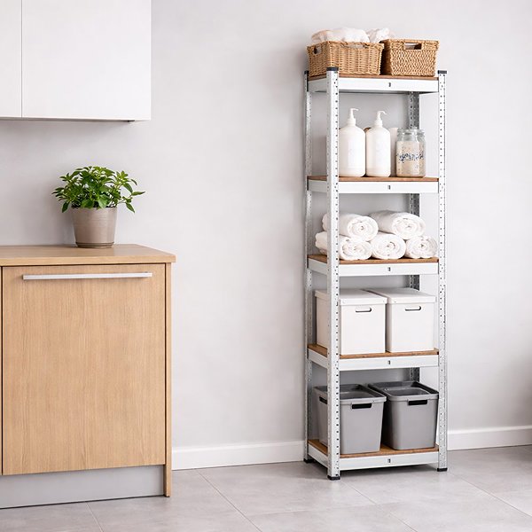 Shelving Unit EMPT 5-Tier Metal Shelving Unit 180 × 40 × 40 cm ...