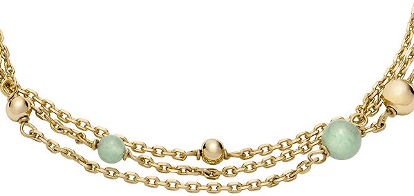 Emporio Armani Ladies' Aventurine Bracelet EGS3226710 .