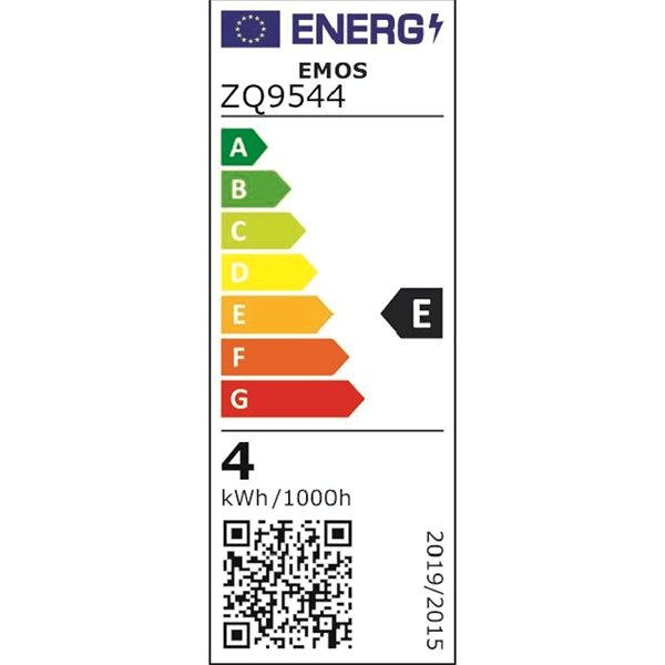 LED izzó Emos LED izzó Classic JC 4 W G9 meleg fehér Energia címke