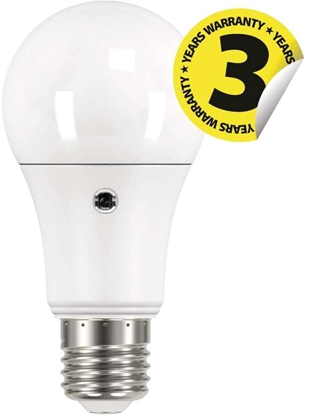LED Bulb EMOS LED Bulb Classic A60 9W E27 Warm White Light Sensor Screen