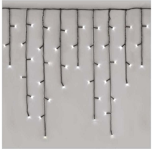 Lichterkette EMOS LED-Weihnachtslichterkette Eiszapfen, 3,6 m, innen und außen, kaltweiß, Programme Mermale/Technologie