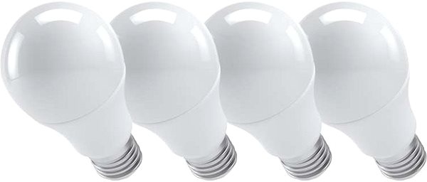 LED žiarovka EMOS LED žiarovka Classic A60 10 W E27 neutrálna biela Ra95 Bočný pohľad