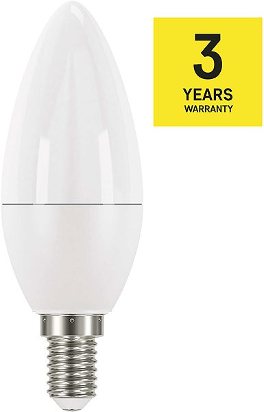 LED Bulb EMOS LED Bulb Classic Candle 8W E14 Neutral White Screen
