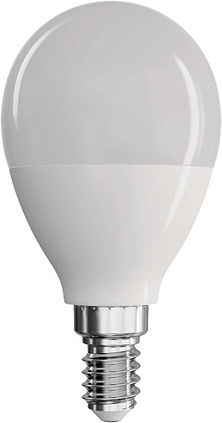 LED-Birne EMOS LED-Lampe Classic Globe 8W E14 warmweiß Seitlicher Anblick