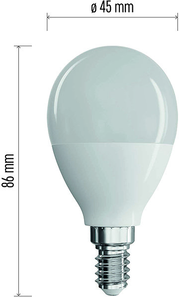 LED-Birne EMOS LED-Lampe Classic Globe 8W E14 warmweiß Mermale/Technologie