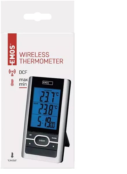 Időjárás állomás EMOS Digitális vezeték nélküli hőmérő E0107 ...
