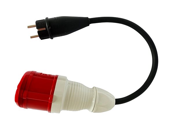Adapter Adapter SCHUKO - CEE 32A 5p - 1F Lateral view