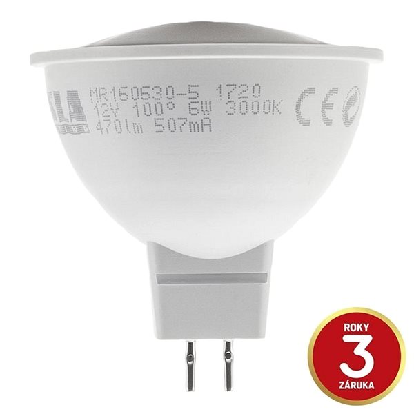 LED Bulb TESLA LED, 6W, GU5.3 Screen