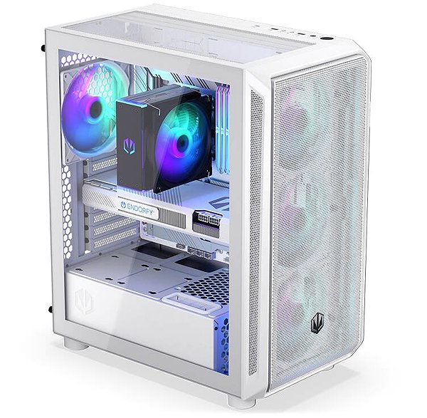 PC Case Endorfy Arx 500 ARGB White ...