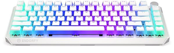 Gaming-Tastatur Endorfy Thock 75% Wireless Red Onyx White Pudding ...