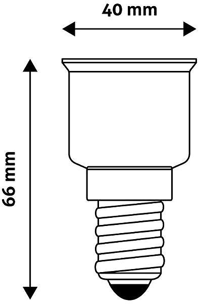 Adapter Entac Bulb Adapter - E14 to E27, 3 pcs ...