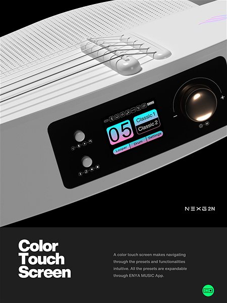 Elektroakustická gitara ENYA MUSIC NEXG 2N – White ...