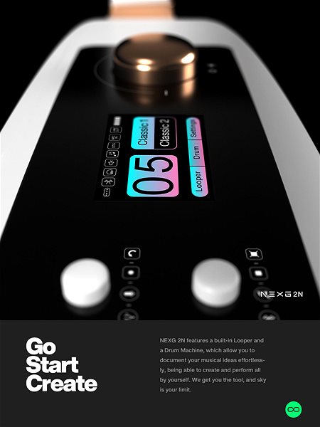 Elektroakustická gitara ENYA MUSIC NEXG 2N – White ...