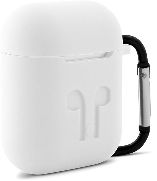 Headphone Case Epico Airpods Case Outdoor White Transparent Lateral view