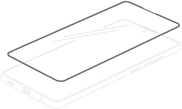 Glass Screen Protector Epico Edge to Edge Glasses IM iPhone 13 Pro Max/14 Plus Black Screen