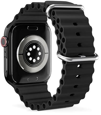 Armband Epico Ocean für Apple Watch 42/44/45/49 - schwarz ...