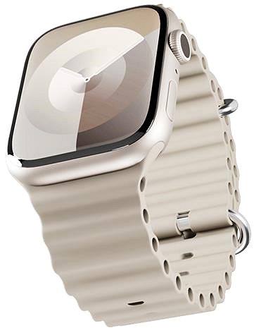 Armband Epico Ocean für Apple Watch 42/44/45/49 - elfenbeinfarben ...