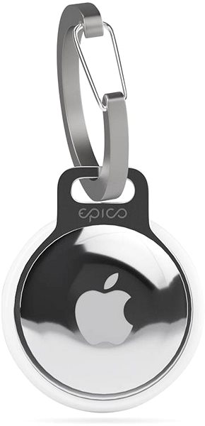 AirTag kľúčenka Epico holder z nehrdzavejúcej ocele pre Apple AirTag ...
