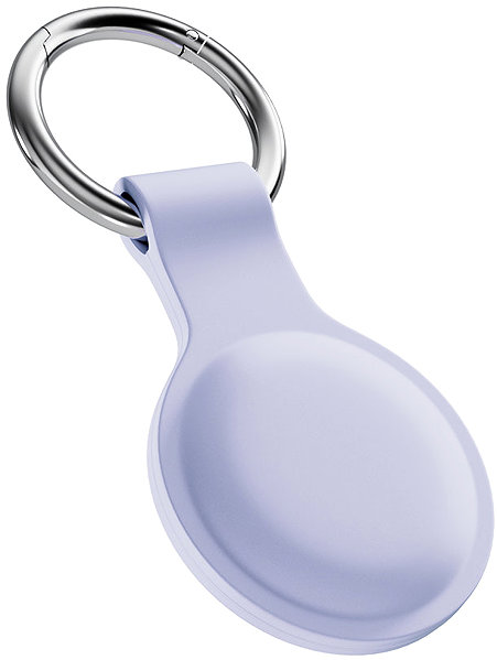 AirTag Key Ring Epico Silicone Case for AirTag (1st-2nd Gen) with Full Back Cover - Violet ...