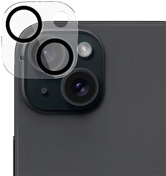 Kamera védő fólia Epico zafír védőüveg iPhone 15 / 15 Plus készülékhez ...
