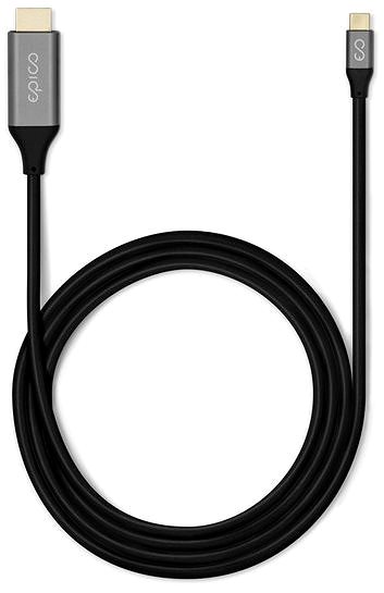Videokábel Epico USB Type-C - HDMI kábel 1,8 m (2020) - világosszürke Képernyő