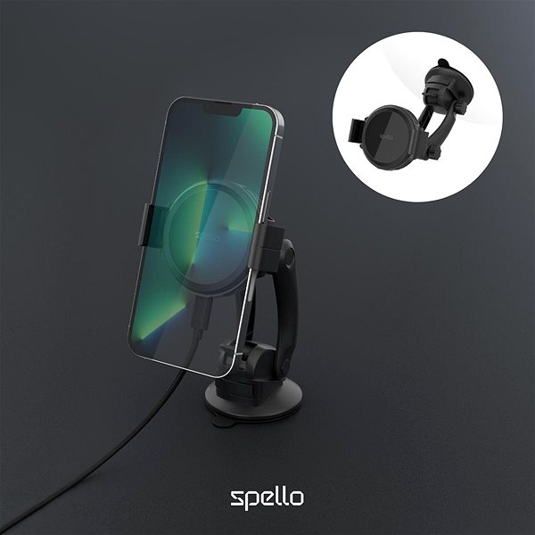 Phone holder Spello wireless car charger Lifestyle