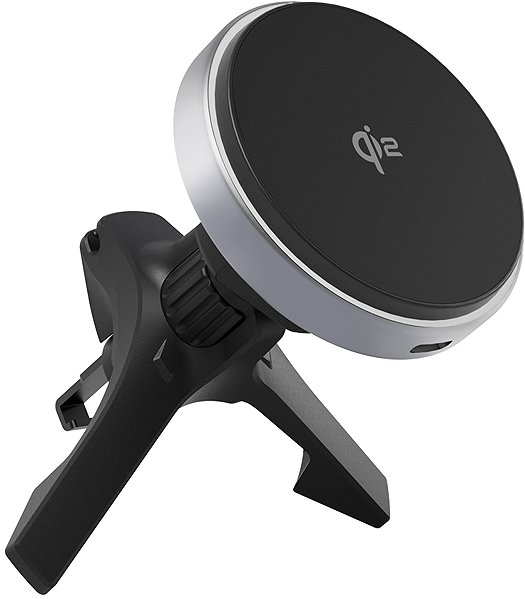 Phone holder Epico UltraDrive Qi2 Alu Mag+ Wireless Car Charger ED70 - Black ...