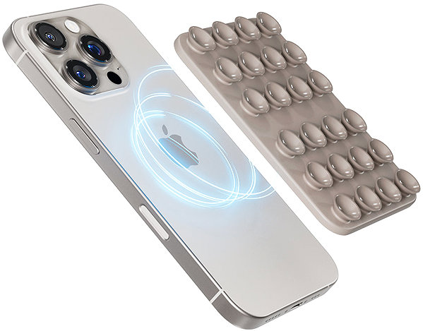 Handy-Halter Epico Mag+ Saugnapf-Telefonhalter MagSafe-kompatibel - Titanium ...