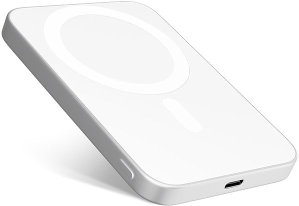 Power Bank EPICO 5000mAh aluminium powerbank with MagSafe mounting support - silver ...